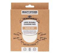 Beauty Kitchen - The Sustainables Large Reusable Cleansing Pads x 2 - Eco-friendly Makeup Remover Pads - Gentle and Effective Cleansing - Skincare Essential