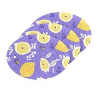 Beauty Lemon Fruit Purple Absorbent Large sponges for Cleaning Non-Scratch Cleaning sponges for Household use Stain & Odor Resistant (3 Count)