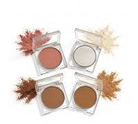 Beauty Lya Glow Highlighter Set, 4 Shades, Pressed Powder, Rose Gold, Pearl White, Bronze, Golden (Bronze)