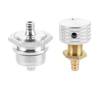 Beauty Machine Air Nozzle Valve Adapter for Vacuum Pressure Control | Metal Replacement Part, Silver Finish, Easy Installation, Spa and Retreat Use, Pressure Regulation