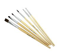 Beauty Makeup Brushes Kit, 6 Pieces per Set Colorful Paint Brushes for Body Face Makeup Cosmetic Art Paint Tools