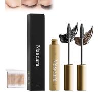 Beauty Mascara for Older Women,Volume & Lengthening Mascara Styling Eyelash,Eyelash Serum for Women,Waterproof & Sweatproof,Non-smudged (Black+Brown)