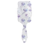 Beauty Moon Jellyfish Purple friendly brush for blow drying Designed head massager for fine hair with Ergonomic handle cepillo para cabello rizado