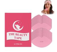 Beauty Mouth Tape for Sleeping, 2025 New Premium Collagen Beauty Tape for Women, Night Pink Patch, Moisturizes Lips, Soothes Jaw Lines, Hypoallergenic, Breathable, Easy Removal (2Bags)