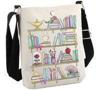 Beauty Movie Inspired Gift Fairytale Lover Gift Beauty Princess Reading Crossbody Bag for Cartoon Fans (Beauty Book CB EU)