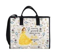 Beauty Movie Makeup Bag Beast Fans Gift Belle Princess Birthday Gift Fairy Tales Cosmetic Bag (Always BE Bellle Tote Bag 2uk)