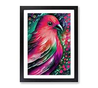 Beauty Of A Bird No.2 Framed Print | A2 Black Framed Wall Art | Ready to Hang | Modern Nature Picture | Living Room Bedroom Lounge Office