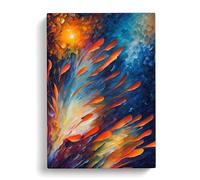 Beauty Of The Coral Reef No.2 Canvas Print | Gallery Wrapped 30mm Frame Wall Art | 30x20 inches | Ready to Hang | Modern Picture | Living Room Bedroom Lounge Office