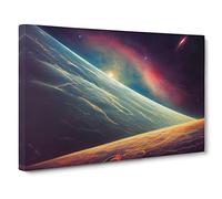Beauty Of The Cosmos Canvas Wall Art Print Ready to Hang, Framed Picture for Living Room Bedroom Home Office Décor, 30x20 Inch (76x50 cm)