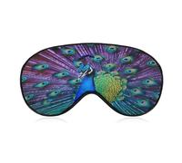 Beauty Peacock Sleep Mask Eye Mask Eye Masks for Sleep Sleep Masks for Women Men Travel Eye Mask Adjustable Sleeping Mask Sleep Mask Blackout Cute Sleep Mask