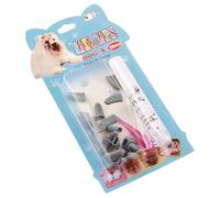 Beauty Pet Nail Caps 20Pcs Soft Silicone Protective Covers For Dogs And Cats Home Protector Glue Liquid Less Than 100ml Guard (AB, XL)