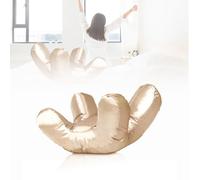 Beauty Pillow with Silk Pillowcase, Flawless Face Memory Foam Pillow Anti Aging & Anti Wrinkle for Side and Back Sleepers(Gold)