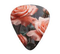 Beauty Pink Roses Print12 Professional Guitar Tuner For Guitar, Bass, & Chromatic Tuning Modes