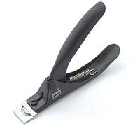Beauty Plus Acrylic False Nail Clipper Stainless Steel Nail Tip Cutter Trimmer Fake Nail Clippers for Nail (Black)