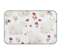 Beauty Polar Bear White Summer cooling mat for dog Self Cooling pad for pets for pet sleeping washable manta refrescante para perro M