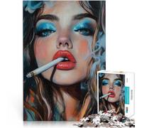 Beauty Portrait1000 Piece Jigsaws for Adults Puzzle Brain intelligence challenge addictive toys Great Gift for Games 38x26cm