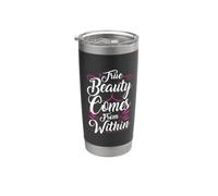 Beauty Quotes Design for Self Love - Comes from Within Stainless Steel Insulated Tumbler