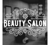 Beauty Quotes Wall Stickers Barber Shop Nail Art Design Manicure Salon Wall Decal Vinyl Home Decor Sofa Background Decal 64X42 Cm
