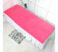 Beauty salon absorbs water and does not lose hair, bath towel, high-end makes bed lock edge, large massage sheet, water, thickens the soft 120 * 200 medium thick
