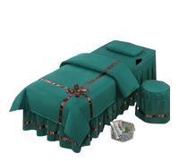 Beauty Salon Bed Cover Sets 4pcs Beauty Salon Bedding Sets Massage Spa Thick Bed Sheets Bedspread Pillowcase Duvet Cover Set(1,185x70)