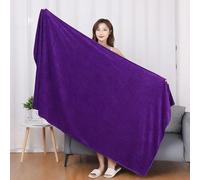 Beauty salon disinfection bath towel wholesale hotel foot massage bed sheet long hairy 100 * 200cm400g