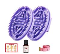 Beauty Salon Meridian Brush - 5.91x3.94 Inch Size, Comfortable Massage Brush, Comb | Safe Long Lasting Professional Full Body Soothing Wellness Enthusiast Achieve Inner Peace
