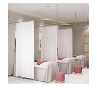 Beauty Salon Partition Curtain Semi-transparent Room Partition Curtain, U-shaped Long Support Rod, Suitable For Beauty Salons, Clinics, Shared Bedrooms