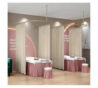 Beauty Salon Partition Curtain Semi-transparent Room Partition Curtain, U-shaped Long Support Rod, Suitable For Beauty Salons, Clinics, Shared Bedrooms