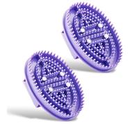 Beauty Salon Professional Custom Meridian Brush - Meridian Brush Massage Brushs, Send Essential Oil+acupoint map+Tape Measure with Gift Box (Purple)