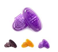 Beauty Salon Professional Custom Meridian Brush, Whole Body Relaxation and Essential Oil Massage Comb, Meridians Massage Brush, Handheld Massage Comb,Five Elements Meridian Brush (Purple)