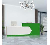 Beauty Salon Reception Desk with Drawer, Shop Counter Sales Desk for Supermarket, Convenience Store & Hotel - Stylish & Functional Design for Customer Service