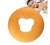 Beauty Salon Silicone Massage Pillow - Round Shape Facial Face Rest | Seamless Spa Cushion, Soft Table Pad for Beauty Clinics and, Washable Skin Friendly Head Support