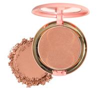 Beauty Searcher Shimmer Bronzer Powder, Natural Sun Kissed Finish, Contour Highlighter Bronzer Blush Powder, Soft Touch Texture, Vegan Formula Face Makeup Compact (Sunset Bronzer)