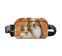 Beauty Shetland Sheepdog Dogs Orange Fashion Cross Body Bag Belt Pack for Business Women Large Capacity with Adjustable Strap for Workout Running Walking bolsa de cintura para, beauty Shetland, Beauty