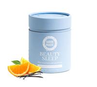 Beauty Sleep Marine Collagen Powder with Types I, II, III & IV Hydrolyzed Peptides, Magnesium, L-Theanine, Orange Vanilla Flavor, Egg, Nut, Dairy, Gluten & Sugar Free, Melatonin-Free
