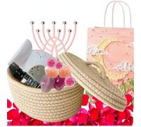 Beauty Spa Collection: Skincare & Relaxation Spa Ideal Gift Set for Women. Includes Aroma Diffuser, Essential Oil, Himalayan Salt, Head Massager Perfect for Valentine's & Birthdays (13 pcs, 1, count)