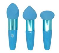 Beauty Sponge - High Density Blender Makeup Tool 3 Piece Set Portable Travel Cosmetic Applicator Soft Foundation Concealer Blush Contour Puff Professional Wet Dry Beautiful