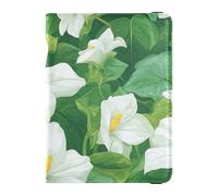 Beauty Spring Flowers Ohio Large White Trillium Leather travel wallet womens passport holder for travel Travel Documents Organizer Protector Wallet Passport Holder for women Waterproof, beauty spring,