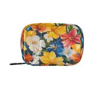 Beauty Spring Flowers Puerto Rico Flor De MAGA_75792_3 Medication Bags with Detachable Compartments Portable Medicine Box Organizer for Purse