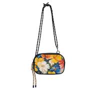 Beauty Spring Flowers Puerto Rico Flor De Maga_75792_3 Mini Crossbody Bags for Women Trendy with Adjustable Strap Messenger Bag Crossbody Go shopping