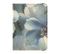 Beauty Spring Flowers South Dakota Pasque Flower Leather Passport Holders for Travel Travel Documents Organizer Travel Protector Passport Wallet for Women Waterproof Spring Beauty, beauty spring