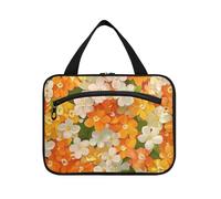 Beauty Spring Flowers Syringa Hanging Toiletry Bag Travel with Hook, Designer Essential Makeup Organizer Bag for Essentials for Women Backpacking bolsos para Hombre L