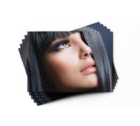 Beauty Stationery Gift Vouchers | Gift Card & Envelopes | Blank Gift Vouchers for Therapist, Beauty Salon, Spa, Wellness, Hair, Makeup, Facial | A7-Sized Gift Cards | Black Hair | Pack of 25