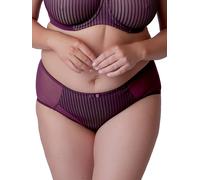 Beauty Stripe Deep Brief - Burgundy Berlei Burgundy L