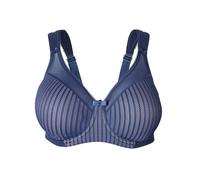 Beauty Stripe Smoothing Bra - Dark Blue Berlei Dark Blue 44DD