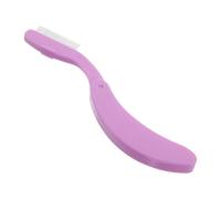 Beauty Tools Comb, Eyebrow Eyelash Brush, Eyelash Separator Tool, Eyebrow Extension Separator Washing Brush (Purple)