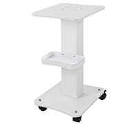 Beauty Trolley Cart with Wheels, 3 Tier Aluminum Beauty Rolling Cart, Hair Salon, Spa Salon, Vacuum Therapy Machine Trolley, Load 135lbs, 26.7 x 13.8 x 15 inch