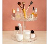 Beauty Two Tier Revolving Cosmetic Organiser