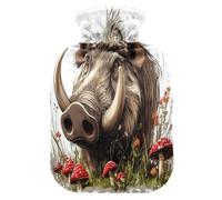 Beauty Warthog White hot Water Bottles with Soft Cover, 2L hot Compress for Menstrual Cramps, Menstrual Cramps