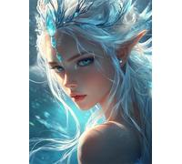 Beauty Woman Painting by Numbers for Adults, DIY Paint by Numbers, Craft for Adults Painting Kit, Acrylic Pigment Drawing Paintwork, Christmas Gifts Home Decorations 12x16in (Without Frame) s0ji-41